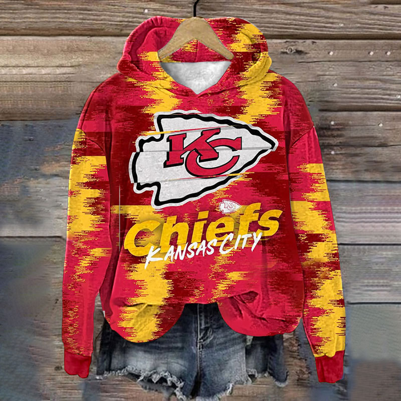 Fashion printed long sleeve Hoodie