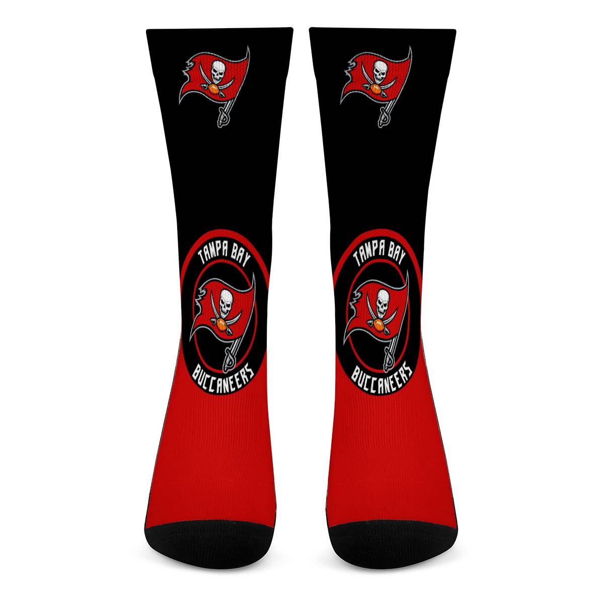 Tampa Bay Buccaneers For Bare Feet Crew Socks