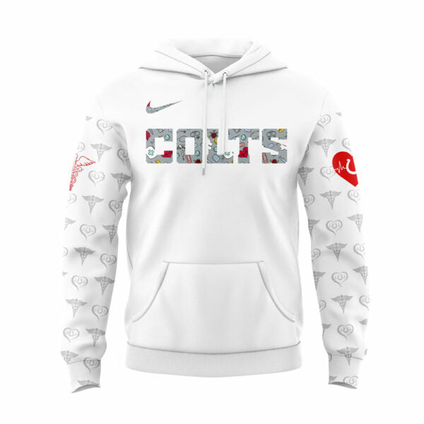 Indianapolis Colts Nurses Appreciation 2025 Blue Combo Hoodie