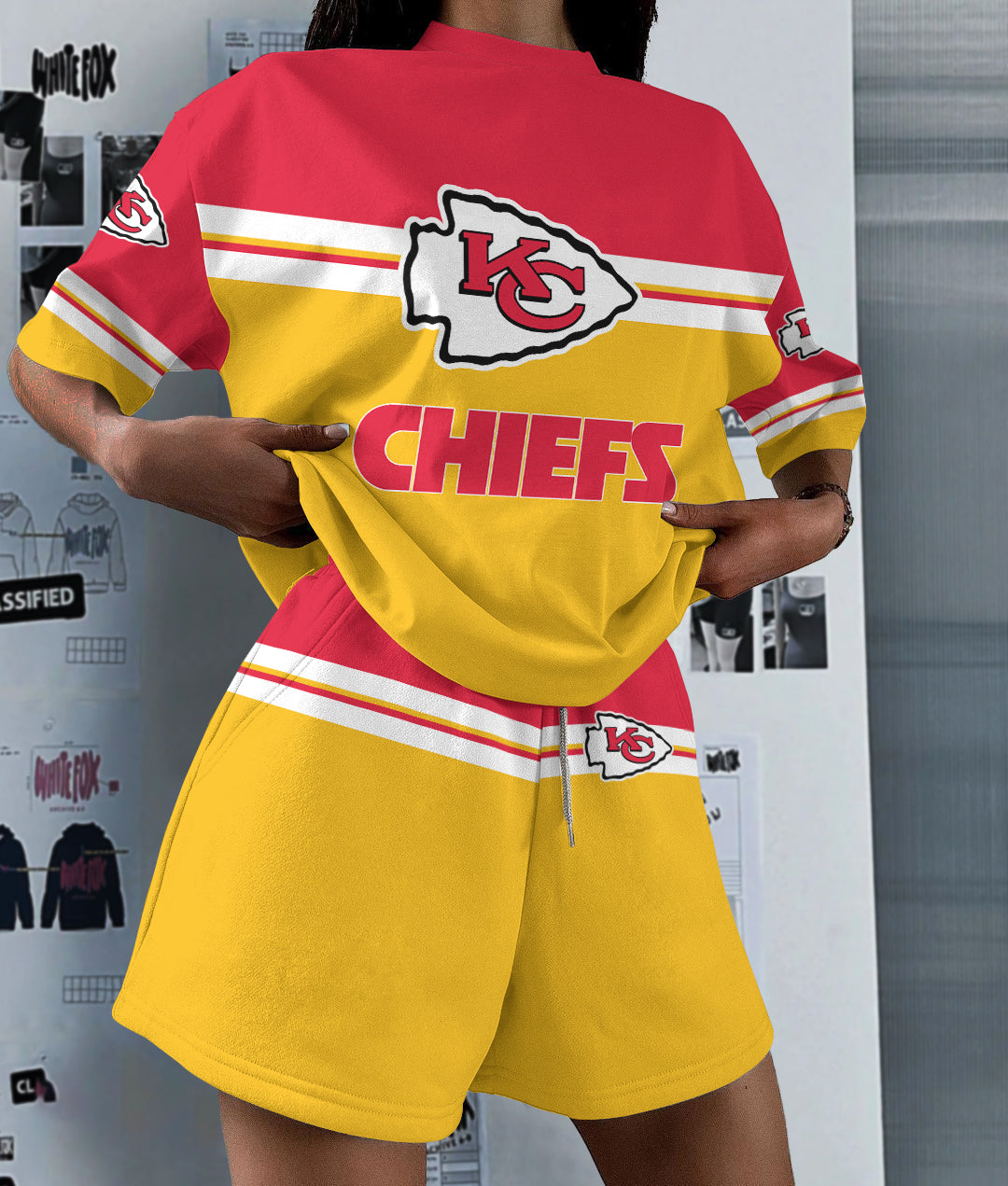 Kansas City Chiefs Limited Edition Women's T-Shirt & Short Set