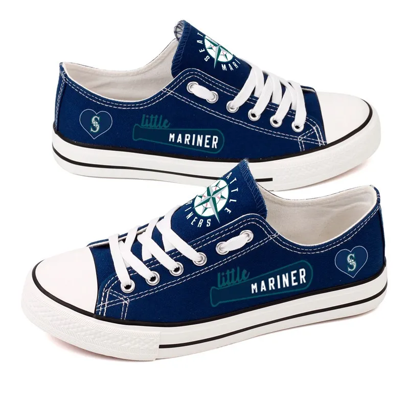 Casual printed low-top canvas shoes unisex