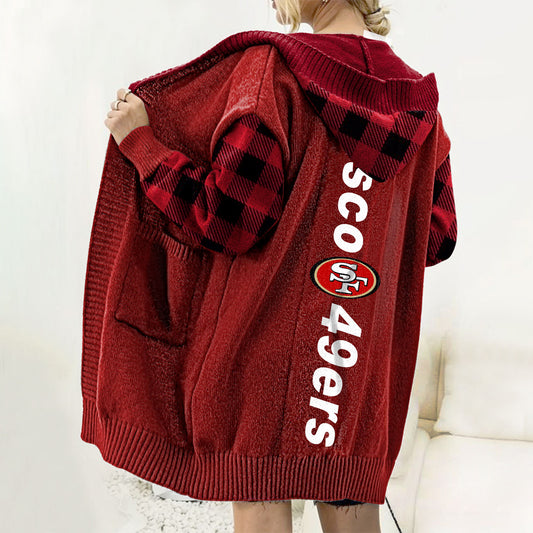 Drop Shoulder Hooded Duster Cardigan