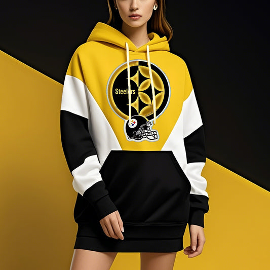 Pittsburgh Steelers Women's Hoodie Dress