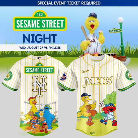 New York Mets _ Sesame Street Night Jersey 2025