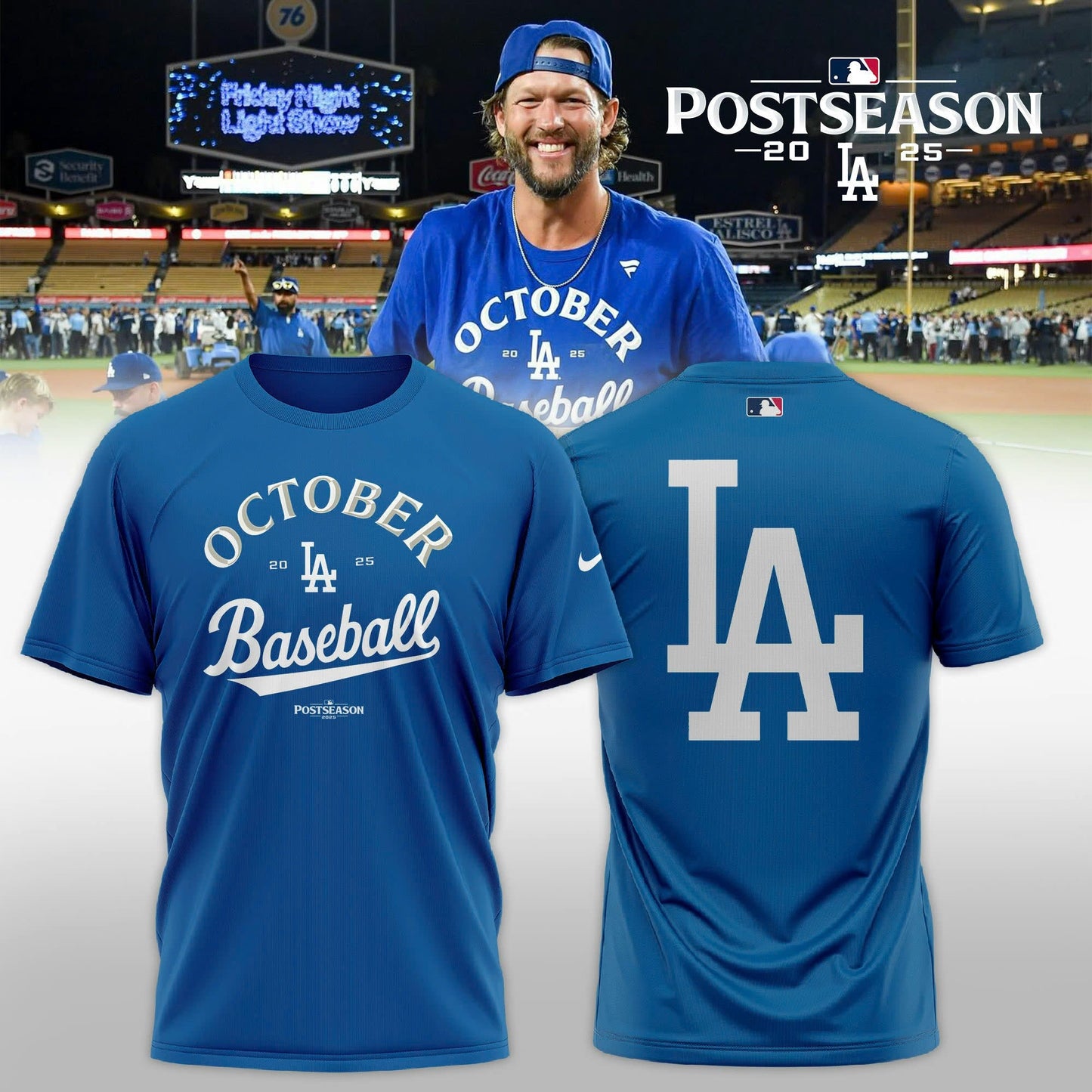 .Los Angeles Dodgers 2025 Postseason Special Editions T-Shirt
