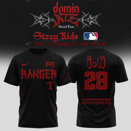 Texas Rangers x Stray Kids Dominate World Tour 2025