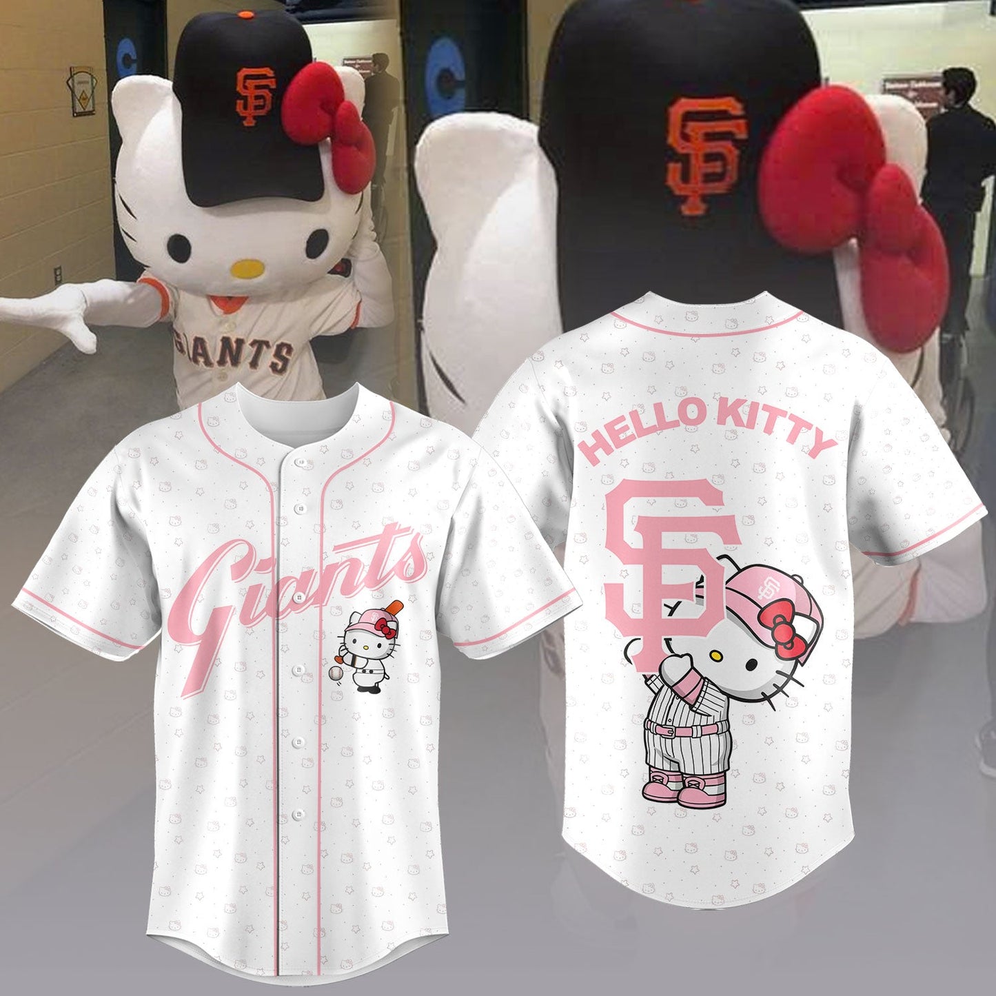 .New Hello Kitty Night x Giant 2025 Jersey