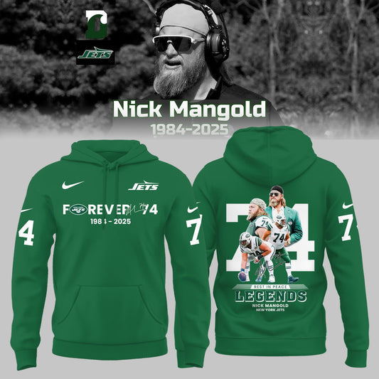 Forever. 74 Nick Mangold Will Forever Be A Jet Hoodie