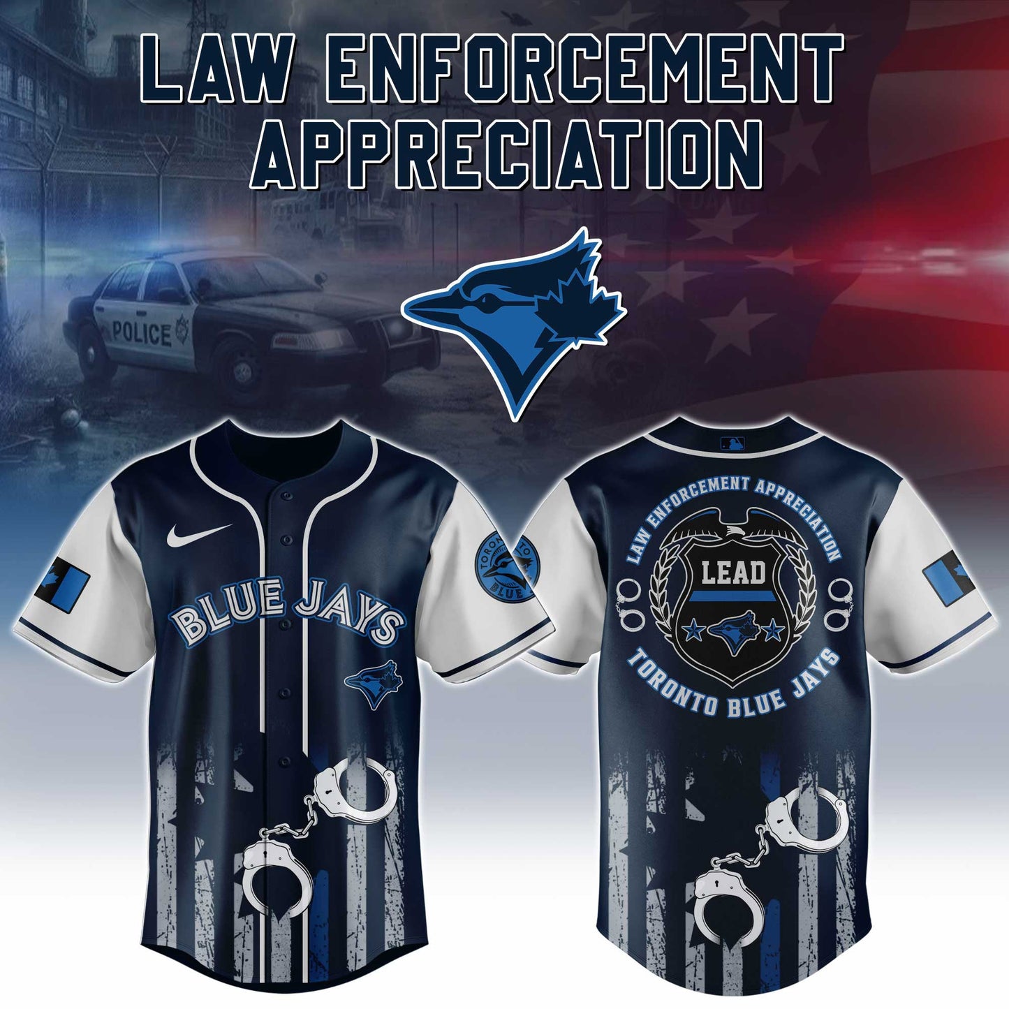 Toronto Blue Jays x Law Enforcement Appreciation Day Jersey Limited
