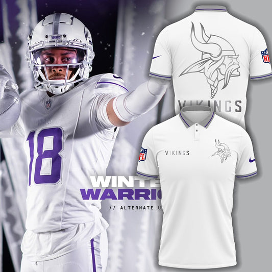 Minnesota Vikings Limited Edition “Winter Warrior” “Winter Warrior” Polo 2024
