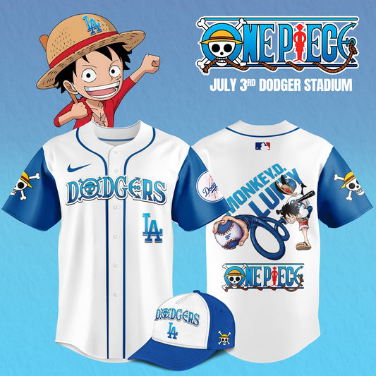 Los Angeles Dodgers x One Piece Night Game 2025 Limited Edition Jersey