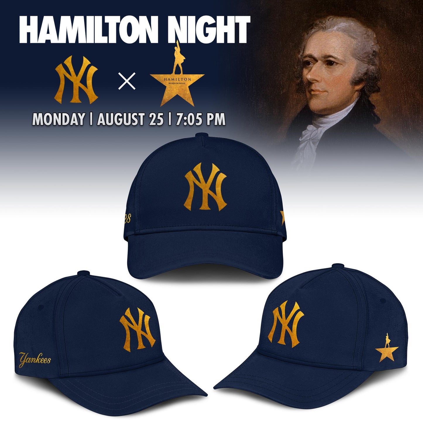 New York Yankees x Hamilton Night 2025 Limited Edition Hoodie