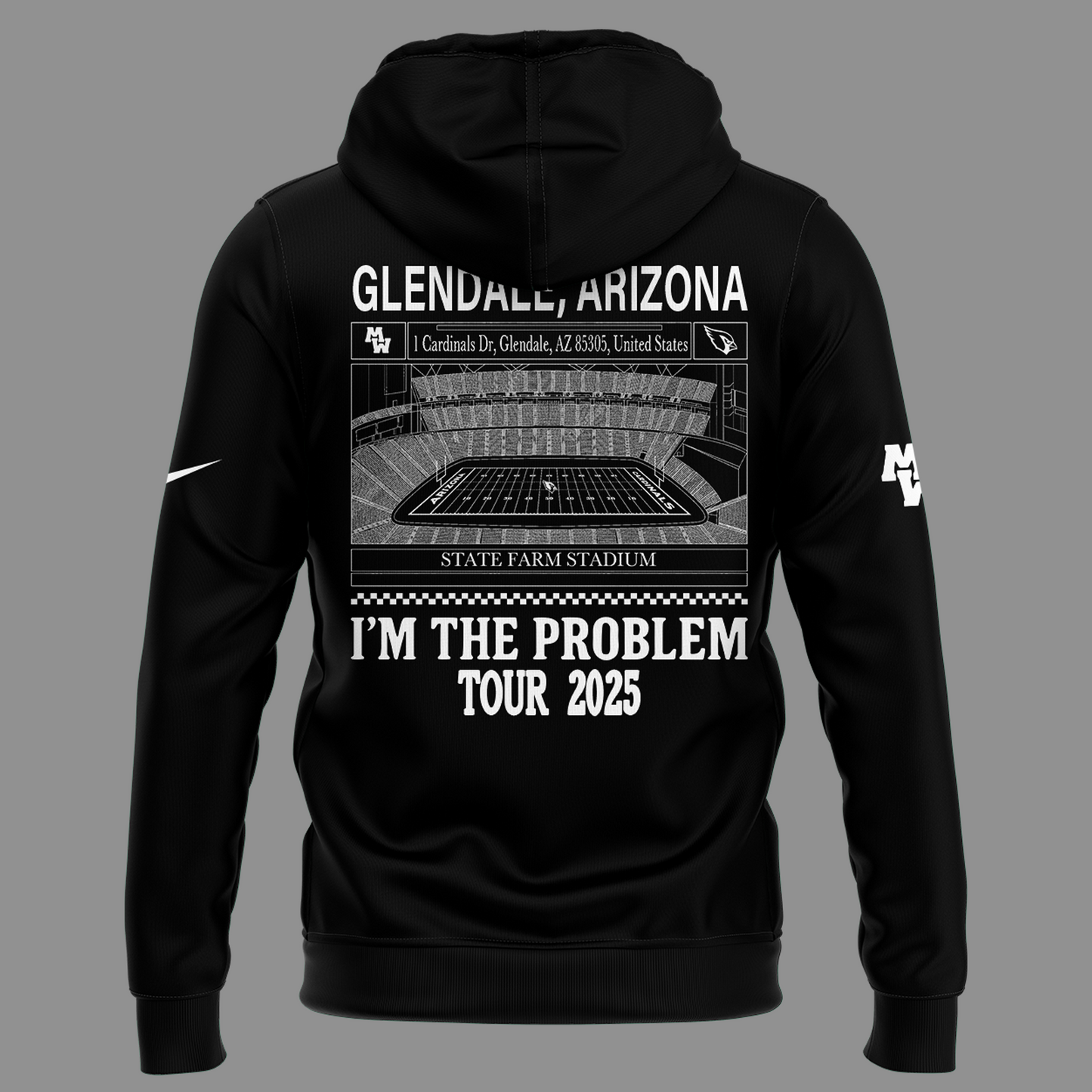 Special New Morgan Wallen x Arizona Cardinals Black Hoodie