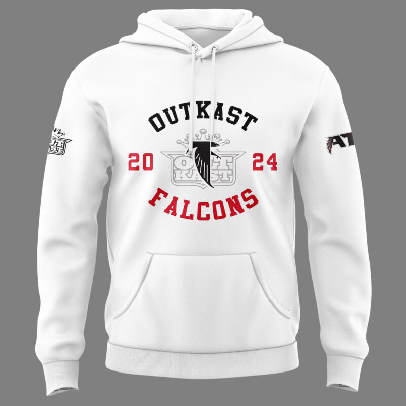 Outkast x Atlanta Falcons White Pullover Hoodie