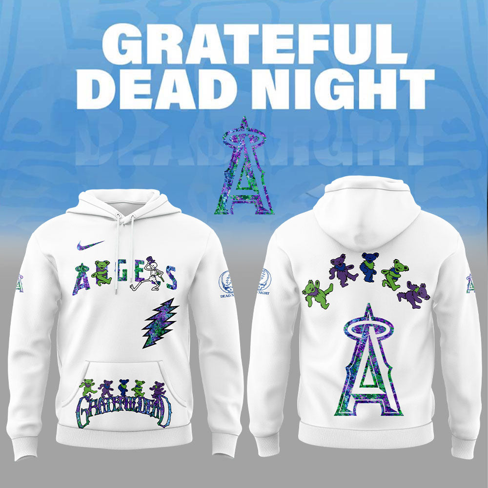 Los Angeles Angels Grateful Dead Night Hoodie
