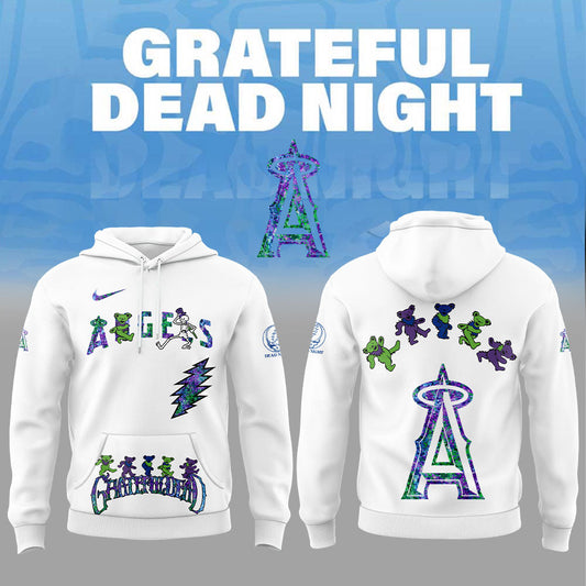 Los Angeles Angels Grateful Dead Night Hoodie
