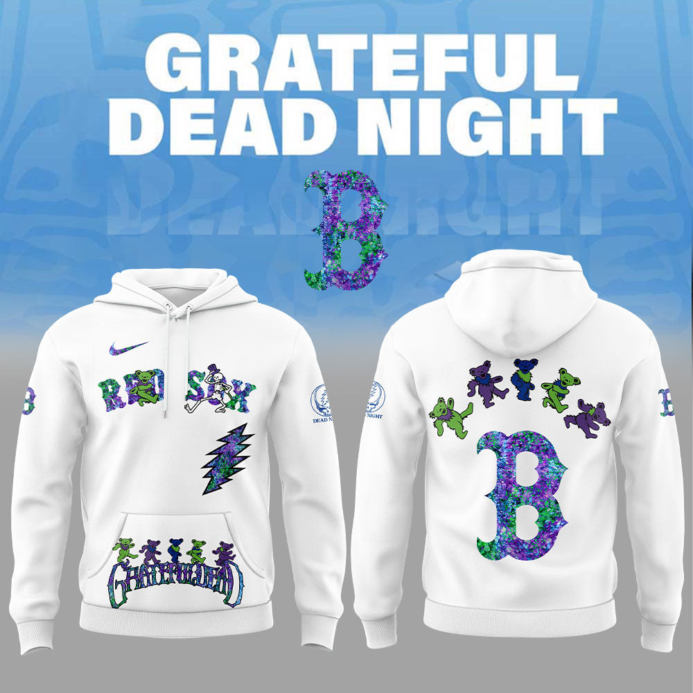 Boston Red Sox Grateful Dead Night Hoodie