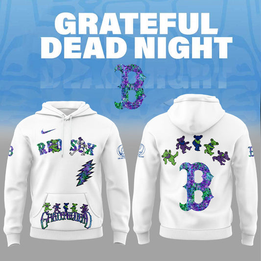 Boston Red Sox Grateful Dead Night Hoodie