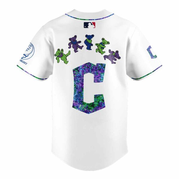 Cleveland Guardians Grateful Dead Night Jersey Flat Cap Set