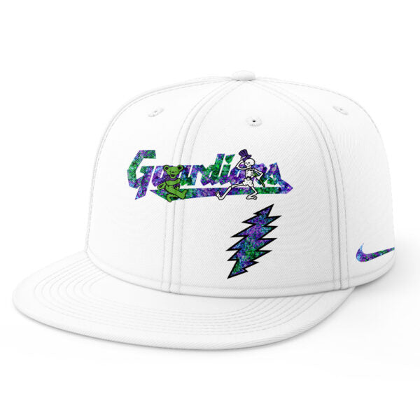 Cleveland Guardians Grateful Dead Night Jersey Flat Cap Set