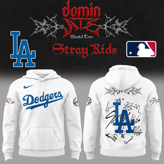 Limited Edition LA Dodgers x ATE Show Signature White Hoodie