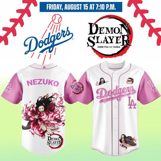 LA vs Demon slayer Kamado Nezuko JERSEY