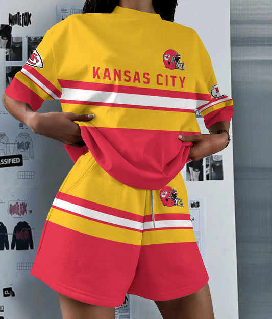 Kansas City Chiefs Limited Edition Women's T-Shirt & Short Set