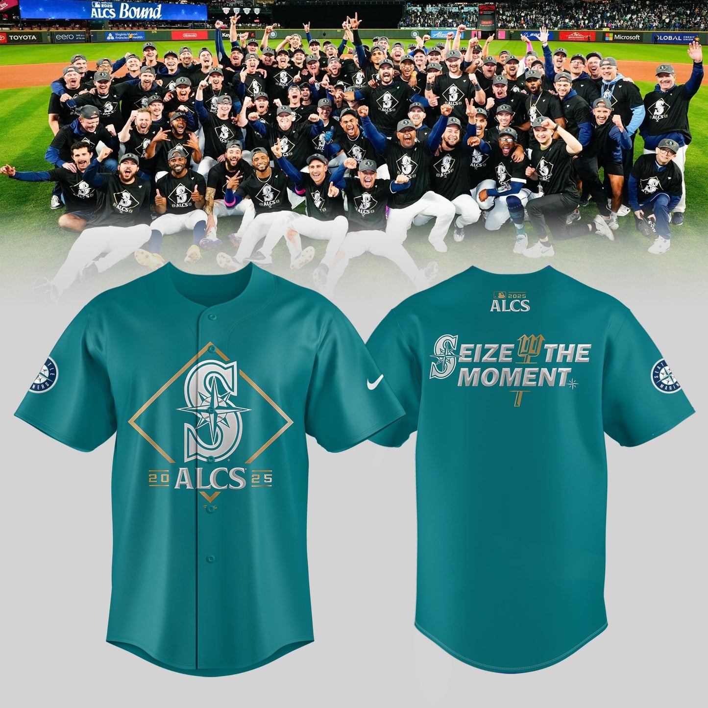 Seize The Moment Seattle Mariners ALCS Jersey