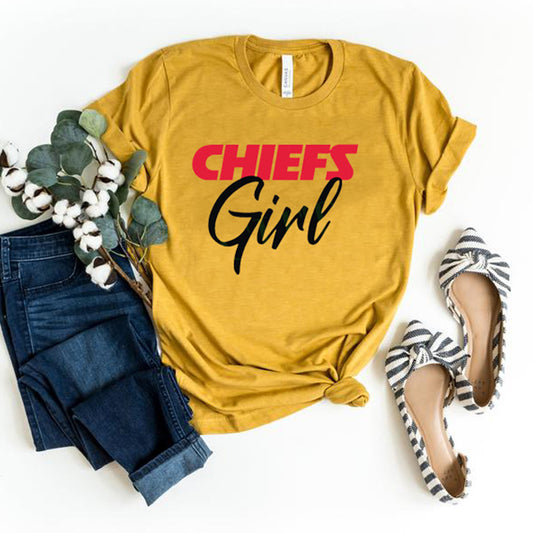 Casual printed short-sleeved T-shirt