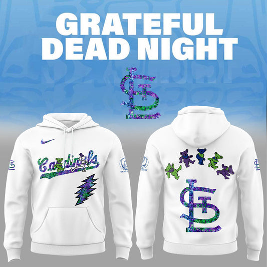 StLouis Cardinals Grateful Dead Night V2 Hoodie