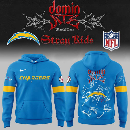 Limited Edition Los Angeles Chargers x ATE Show Signature Blue Hoodie