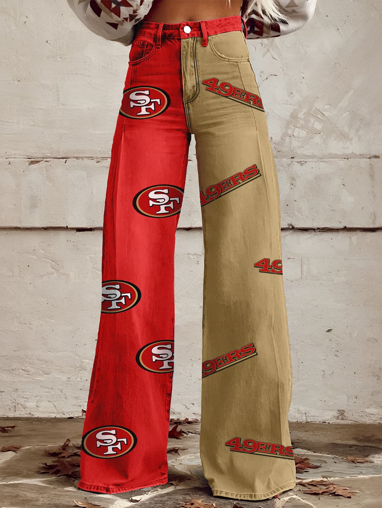 Women's Vintage casual wide LegPants