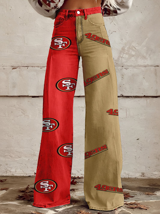 Women's Vintage casual wide LegPants