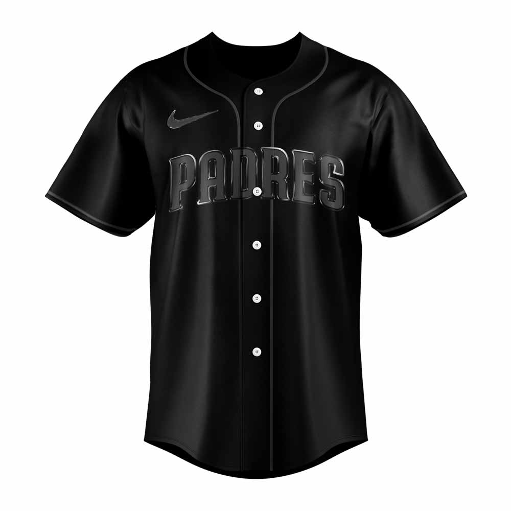 Limited Edition San Diego Padres Back In Black Combo Jersey