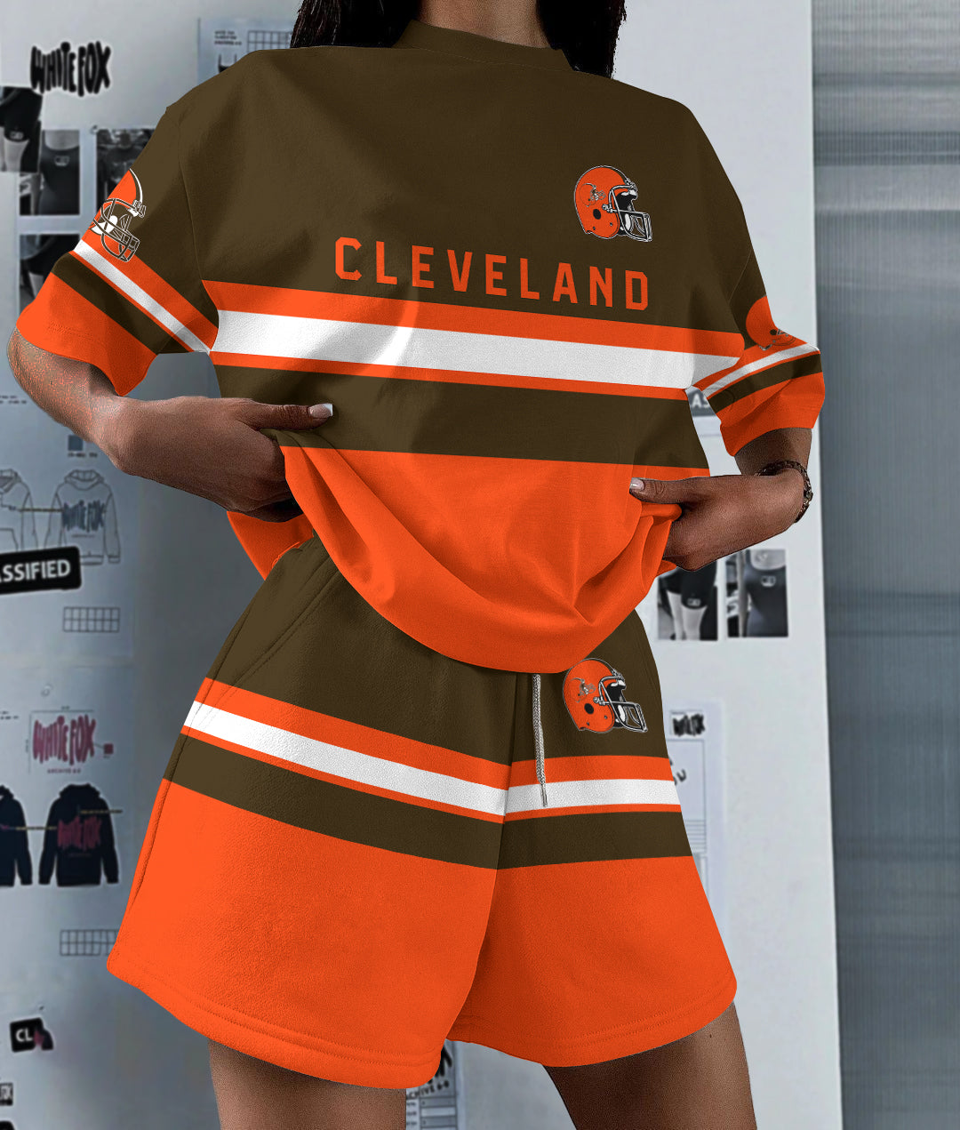 Cleveland Browns Limited Edition Women's T-Shirt & Short Set