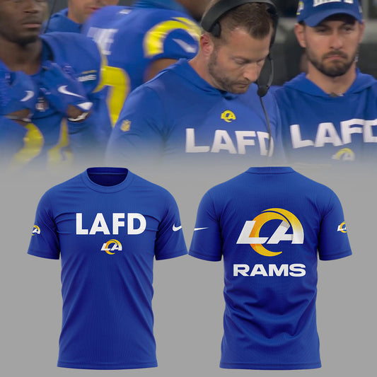 Los Angeles Rams Coach Sean McVay LAFD T-shirt