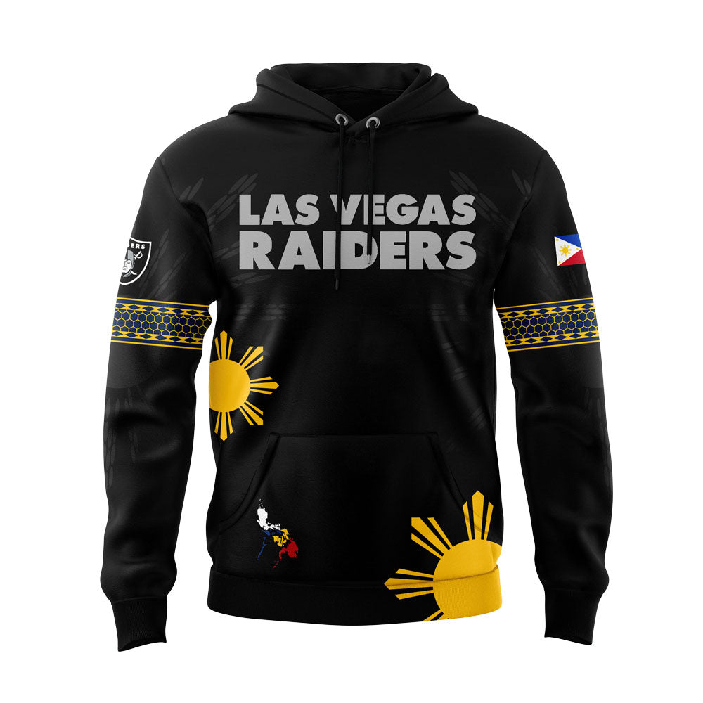 Las Vegas Raiders Filipino Heritage Black Hoodie