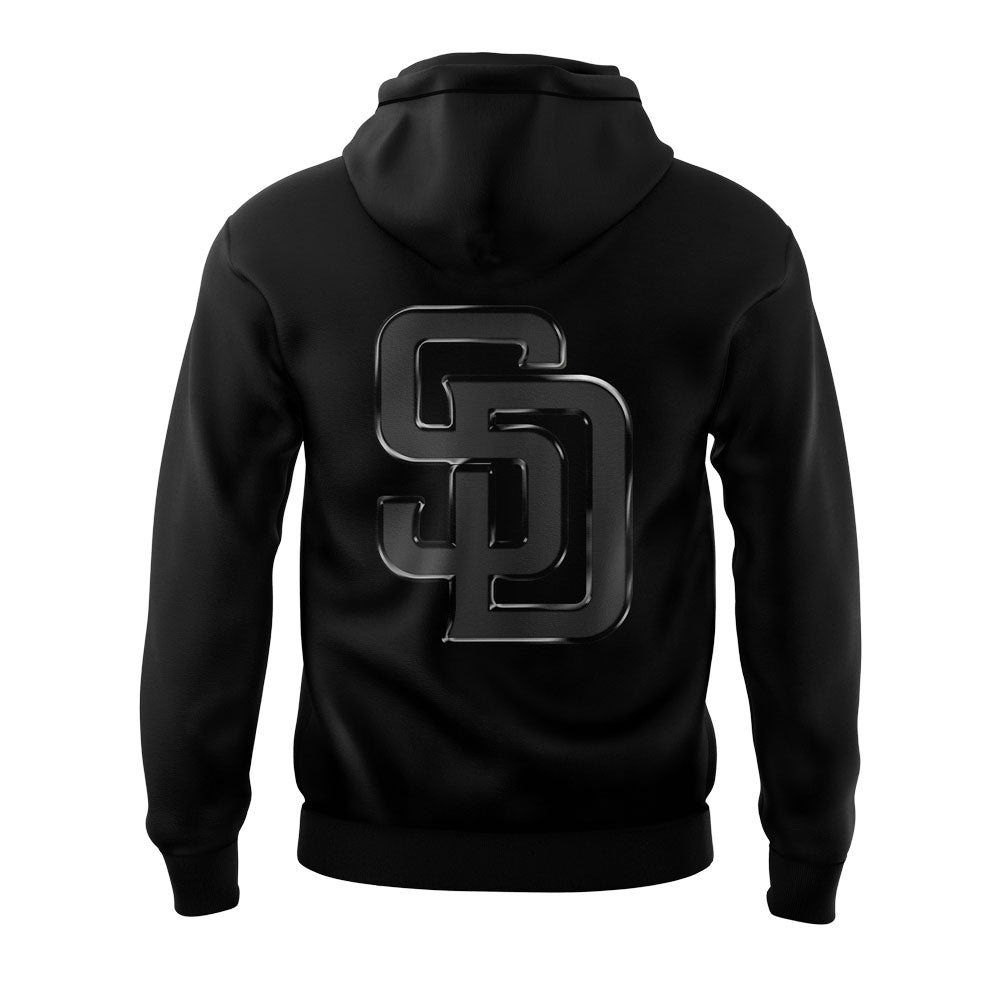 Limited Edition San Diego Padres Back In Black Hoodie