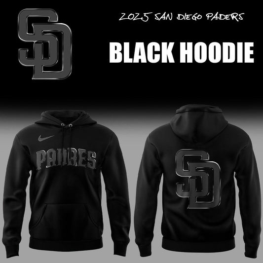 Limited Edition San Diego Padres Back In Black Hoodie