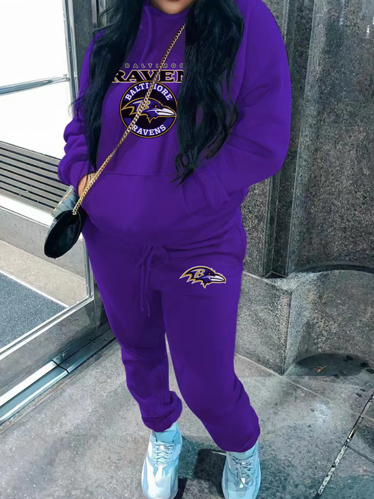 Baltimore Ravens Womens Sweatshirt Suit