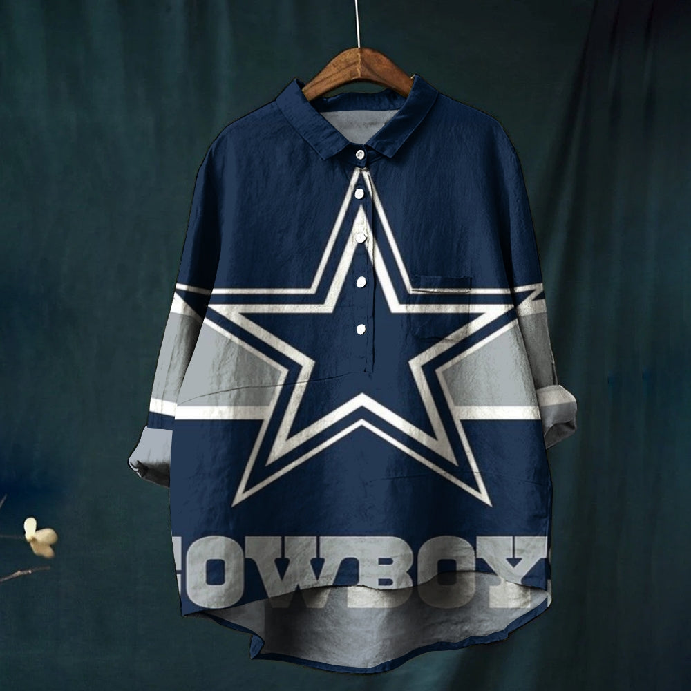 Women's oversized printed casual shirt