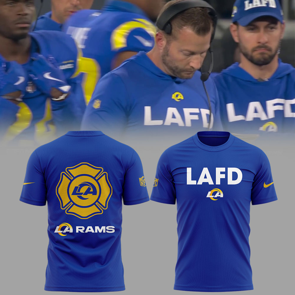 Los Angeles Rams Coach Sean McVay LAFD T-shirt V2