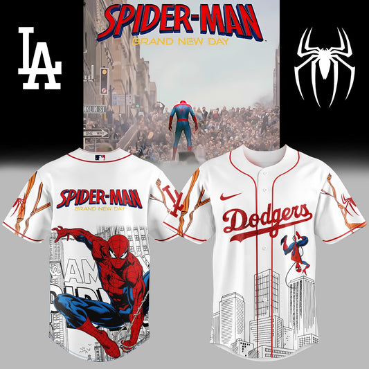 Los Angeles Dodgers x Spider-Man: Brand New Day Jersey 2025