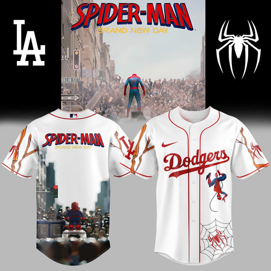 Los Angeles Dodgers x Spider-Man: Brand New Day Jersey 2025