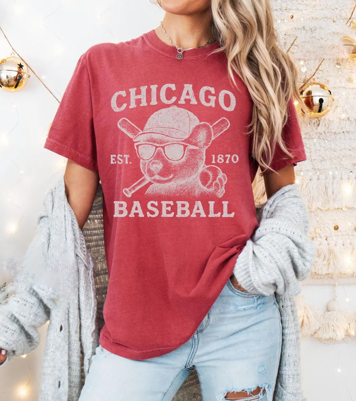 Vintage Chicago Baseball Comfort Colors T-shirt