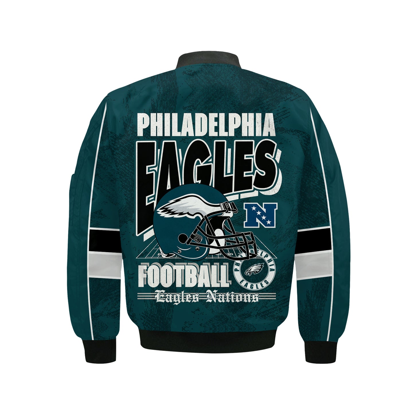 Philadelphia Eagles Football Team 2025 - 26 Cheering Symbols Bomber Jacket