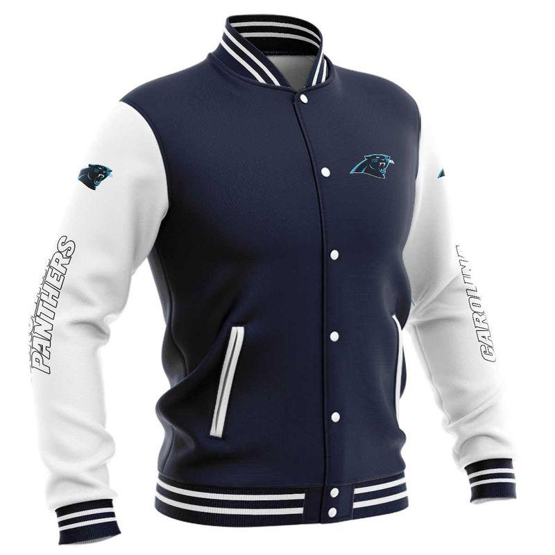(4 Colors Available)Carolina Panthers
Limited Edition Buttoned Baseball Jacket