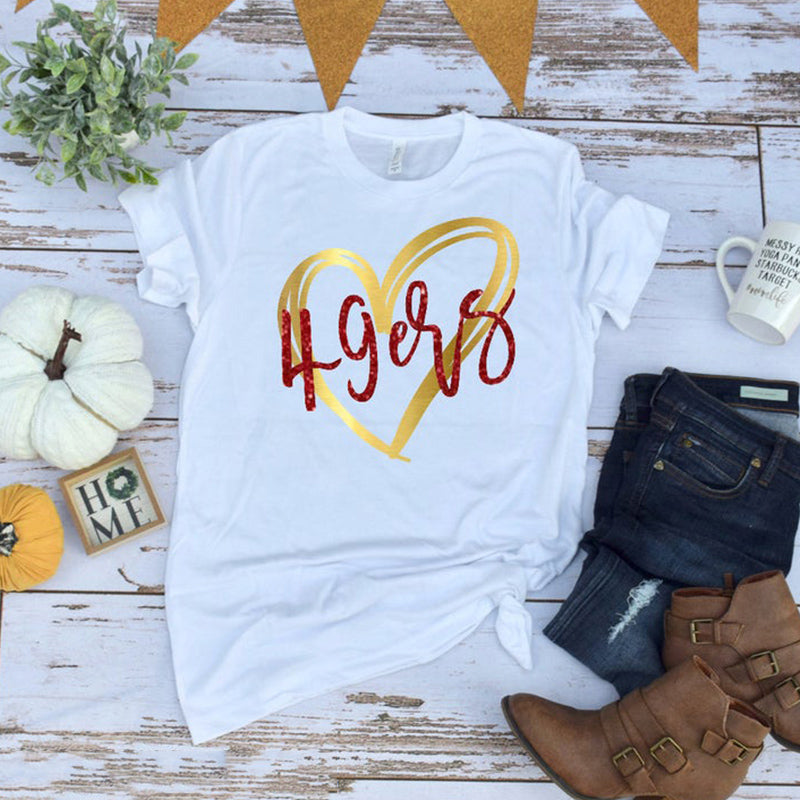 Fashion casual unisex short sleeve T-shirt