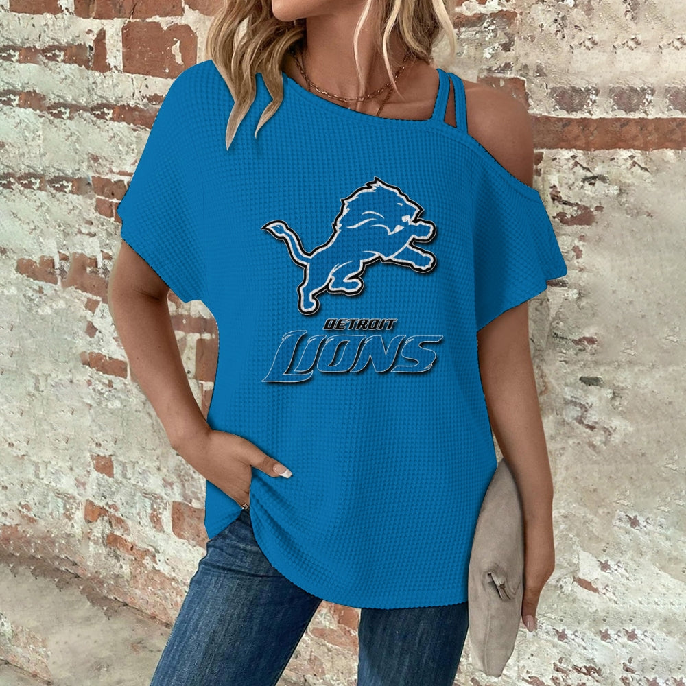 Asymmetrical Neck Short Sleeve T-Shirt