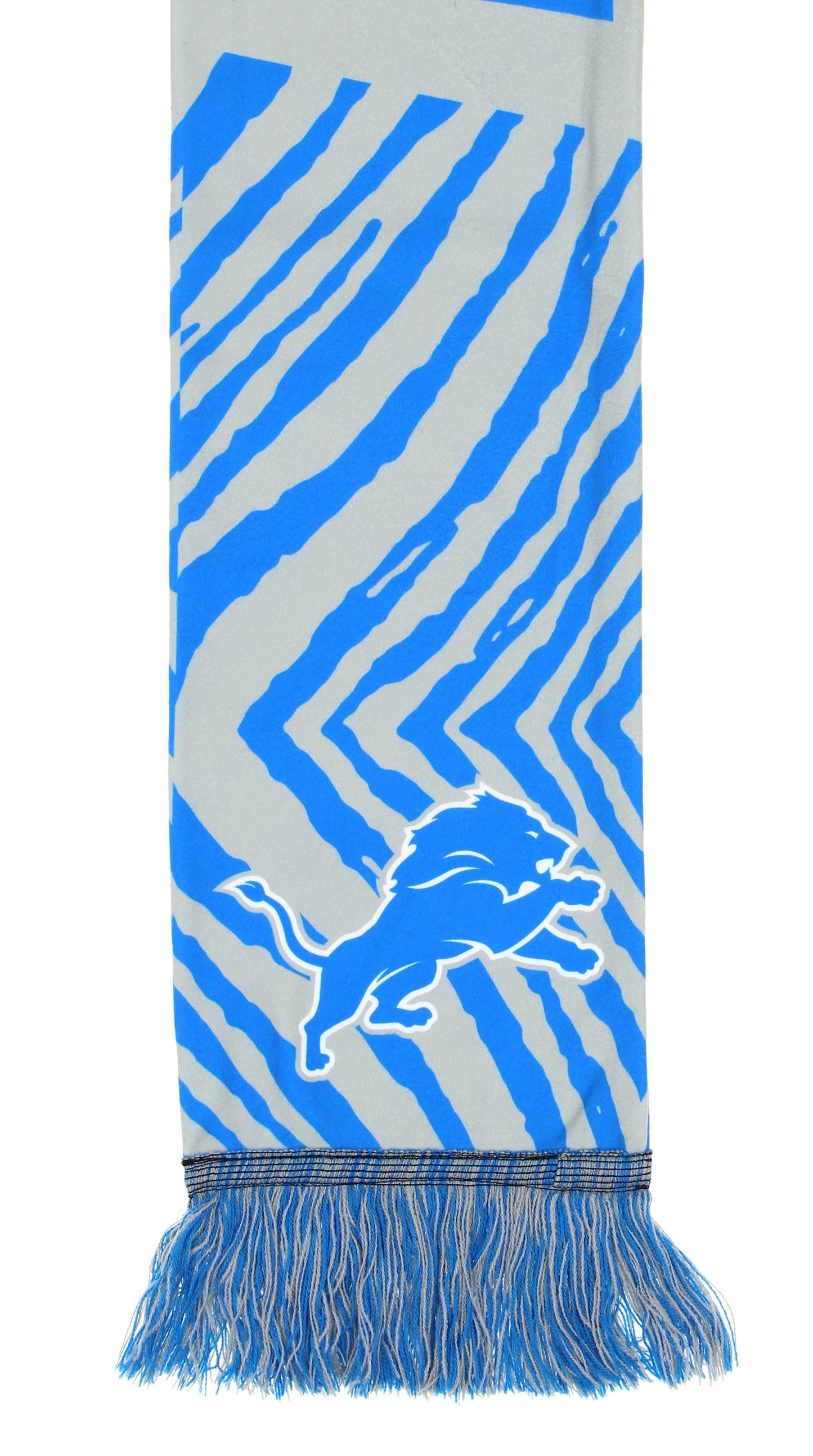 FOCO X Zubaz NFL Collab 3 Pack Glove Scarf & Hat Outdoor Winter Set, Detroit Lions